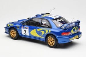 Subaru Impreza WRC #3 C. McRae / N. Grist Safari Rally Winner 1997 AUTOart 1:18 89792 Metall — bild 7 av 8