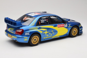 Subaru Impreza WRC S9 #7 P. Solberg / P. Mills Rally Great Britain 2003 Otto 1:12 G092 Resin — bild 2 av 6