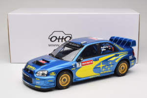 Subaru Impreza WRC S9 #7 P. Solberg / P. Mills Rally Great Britain 2003 Otto 1:12 G092 Resin — bild 6 av 6