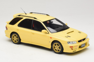 Subaru Impreza WRX STI Version VI Sport Wagon Cashmere Yellow Otto 1:18 OT1198 Metall — bild 4 av 6