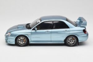 Subaru Impreza WRX STi WR1 GD P. Solberg Edition Ice Blue Metallic Otto 1:18 OT1114 Resin — bild 3 av 6