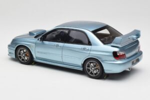 Subaru Impreza WRX STi WR1 GD P. Solberg Edition Ice Blue Metallic Otto 1:18 OT1114 Resin — bild 5 av 6