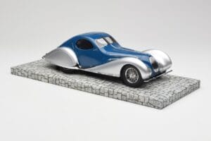 Talbot-Lago T150 C-SS Coupe Blå Silver Minichamps 1:18 107117122 Resin — bild 4 av 6
