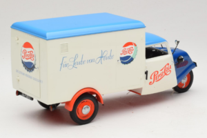 Tempo Dreirad Kastenwagen Pepsi Minichamps 1:18 150099024 Metall — bild 3 av 8