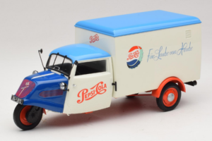 Tempo Dreirad Kastenwagen Pepsi Minichamps 1:18 150099024 Metall