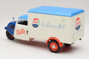 Tempo Dreirad Kastenwagen Pepsi Minichamps 1:18 150099024 Metall — bild 7 av 8