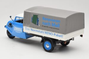 Tempo Hanseat Normstagl Blå Minichamps 1:18 TMP001 Metall — bild 7 av 8