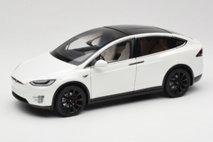Tesla Model X Vit OEM 1:18 TESLA001 Metall