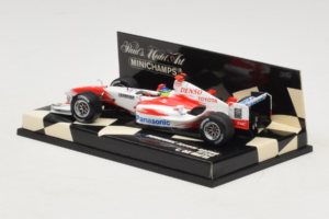 Toyota TF104 Panasonic #16 C. da Matta Panasonic Toyota Racing 2004 Minichamps 1:43 400040016 Metall — bild 3 av 5