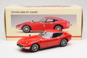 Toyota 2000 GT Röd AUTOart 1:18 78741 Metall — bild 8 av 8