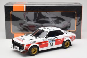 Toyota Celica 2000 GT RA21 #14 P-I. Walfridson RAC Rally 1977 IXO 1:18 18RMC189B Metall — bild 6 av 6