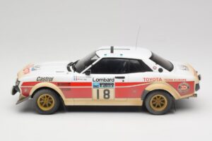 Toyota Celica 2000 GT RA21 #18 J-L. Therier RAC Rally 1977 IXO 1:18 18RMC189C Metall — bild 3 av 6