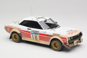 Toyota Celica 2000 GT RA21 #18 J-L. Therier RAC Rally 1977 IXO 1:18 18RMC189C Metall — bild 4 av 6