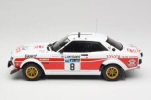 Toyota Celica 2000 GT RA21 #8 H. Mikkola / A. Hertz RAC Rally 1977 IXO 1:18 18RMC189A Metall — bild 3 av 6