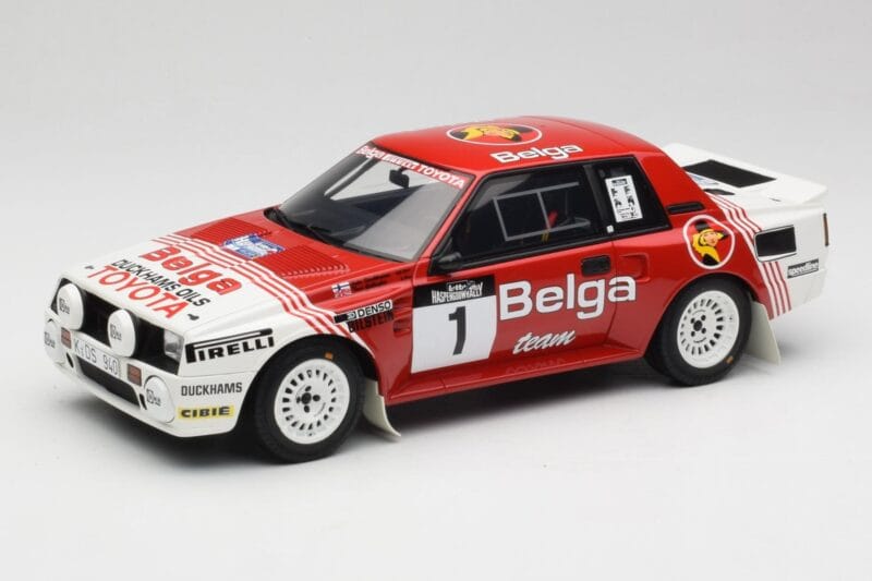 Toyota Celica Twin-Cam Turbo Team Belga #1 J. Kankkunen / F. Gallagher Haspengouw Rally 1995 Otto 1:18 OT1143 Resin