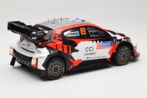 Toyota GR Yaris Rally1 #69 Toyota Gazoo Racing WRT K. Rovanpera / J. Halttunen Rally Finland 2024 IXO 1:18 18RMC218 Metall — bild 2 av 6