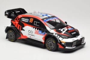 Toyota GR Yaris Rally1 #69 Toyota Gazoo Racing WRT K. Rovanpera / J. Halttunen Rally Finland 2024 IXO 1:18 18RMC218 Metall — bild 4 av 6