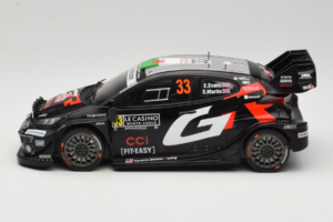 Toyota GR Yaris WRC #33 E. Evans / S. Martin Rally Monte Carlo 2025 IXO 1:18 18RMC229B Metall — bild 3 av 6