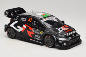 Toyota GR Yaris WRC #33 E. Evans / S. Martin Rally Monte Carlo 2025 IXO 1:18 18RMC229B Metall — bild 4 av 6