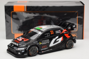 Toyota GR Yaris WRC #33 E. Evans / S. Martin Rally Monte Carlo 2025 IXO 1:18 18RMC229B Metall — bild 6 av 6