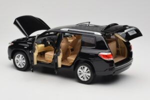 Toyota Highlander XU40 Svart Paudi Model 1:18 2043612-B1 Metall — bild 5 av 8