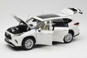 Toyota Highlander XU70 Vit OEM 1:18 26071-2011 Metall — bild 2 av 8