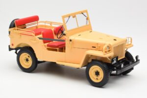 Toyota Land Cruiser BJ Beige Kyosho 1:18 08959BE Metall — bild 6 av 8