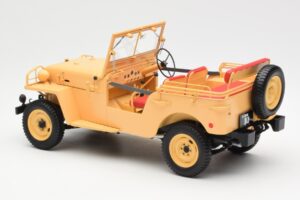 Toyota Land Cruiser BJ Beige Kyosho 1:18 08959BE Metall — bild 7 av 8