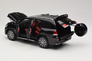 Toyota Land Cruiser LC200 Svart Kengfai 1:18 KF024-13 Metall — bild 5 av 8
