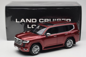 Toyota Land Cruiser LC300 ZX Röd LCD 1:18 LCD18013-ZX-RE Metall — bild 8 av 8