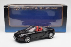 Toyota MR2 Spyder W30 Svart LHD AUTOart 1:18 78714 Metall — bild 8 av 8