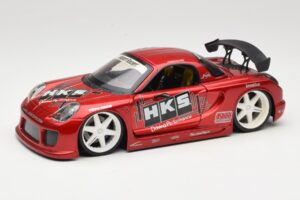 Toyota MR2 Spyder ZZW30 Tuned Röd Jada 1:18 63194 Metall