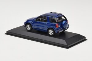 Toyota RAV4 Mörkblå Grå Interiör Minichamps 1:43 433166004 Metall — bild 3 av 4