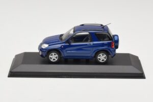 Toyota RAV4 Mörkblå Grå Interiör Minichamps 1:43 433166004 Metall