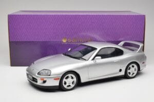 Toyota Supra A80 Silver Kyosho 1:12 KSR12006S Resin — bild 6 av 6