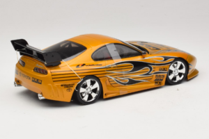 Toyota Supra A80 Guld Tunerz Edition Hot Wheels 1:18 B6091 Metall — bild 3 av 7
