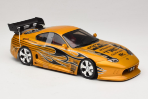 Toyota Supra A80 Guld Tunerz Edition Hot Wheels 1:18 B6091 Metall — bild 5 av 7