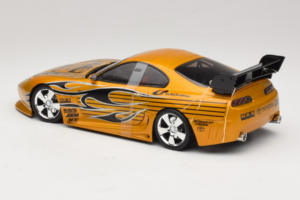 Toyota Supra A80 Guld Tunerz Edition Hot Wheels 1:18 B6091 Metall — bild 6 av 7