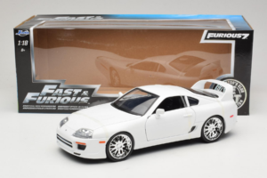 Toyota Supra Mk4 Vit Fast & Furious Jada 1:18 97509 Metall — bild 6 av 6
