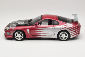 Toyota Supra A80 Fast & Furious Lila Silver ERTL 1:18 33708 Metall — bild 3 av 6