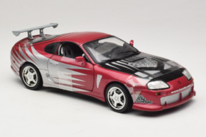 Toyota Supra A80 Fast & Furious Lila Silver ERTL 1:18 33708 Metall — bild 4 av 6