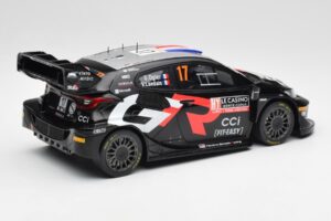 Toyota GR Yaris Rally1 #17 S. Ogier / V. Landais Rally Monte Carlo 2024 IXO 1:18 18RMC196 Metall — bild 2 av 6