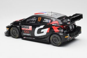 Toyota GR Yaris Rally1 #17 S. Ogier / V. Landais Rally Monte Carlo 2024 IXO 1:18 18RMC196 Metall — bild 5 av 6