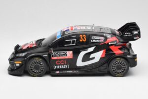 Toyota Yaris Rally1 WRC #33 E. Evans / S. Martin Rally Monte Carlo Night Version 2024 IXO 1:18 18RMC197 Metall — bild 3 av 6