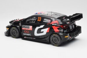Toyota Yaris Rally1 WRC #33 E. Evans / S. Martin Rally Monte Carlo Night Version 2024 IXO 1:18 18RMC197 Metall — bild 5 av 6