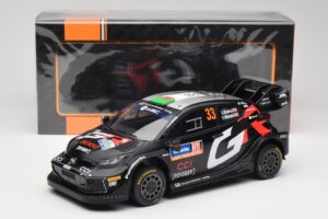Toyota Yaris Rally1 WRC #33 E. Evans / S. Martin Rally Sweden 2024 IXO 1:18 18RMC200 Metall — bild 6 av 6