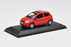 Toyota Yaris TS Röd Minichamps 1:43 430166062 Metall — bild 2 av 4