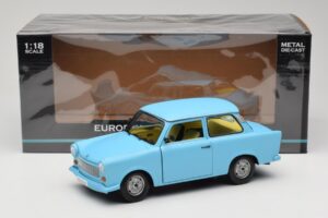 Trabant 601 Blå Sun Star 1:18 4290 Metall — bild 8 av 8