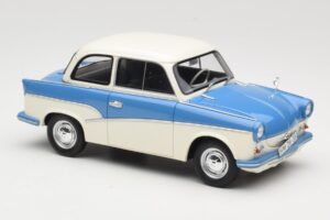 Trabant P50 Ljusblå Grädde BoS Models 1:18 BOS035 Resin — bild 4 av 6
