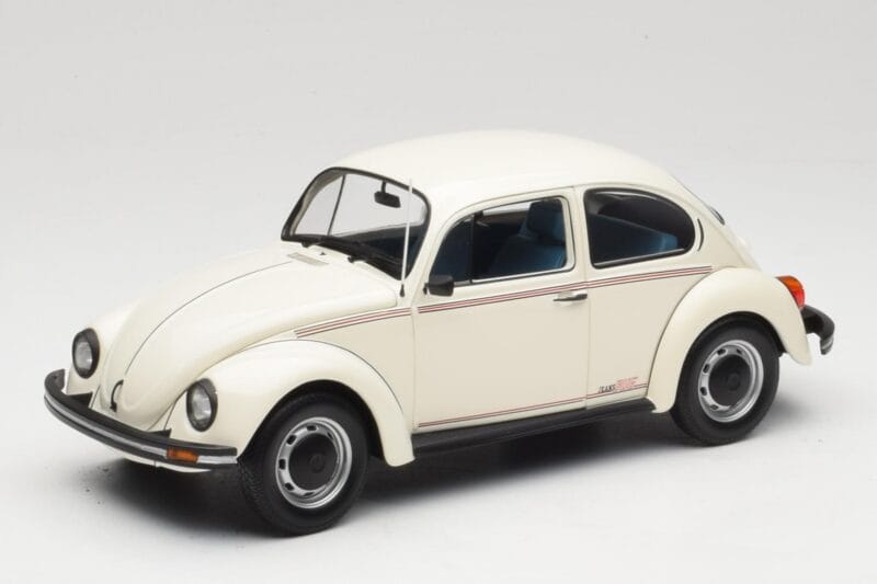 Volkswagen 1200 Jeans Bug Vit Minichamps 1:18 150057101 Metall